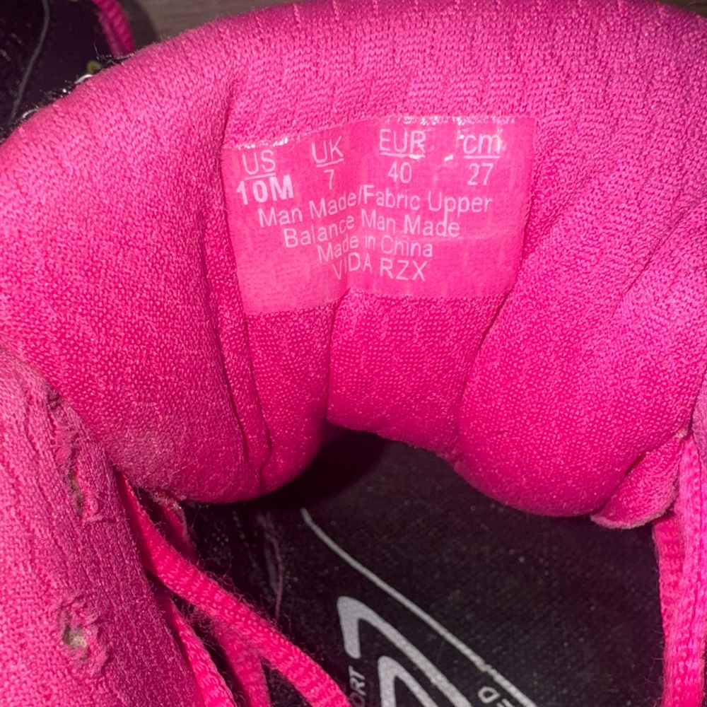 Ryka Vida RZX Women's Training Walking Gym Shoes Sneakers Black Pink Size 10 - Picture 5 of 10